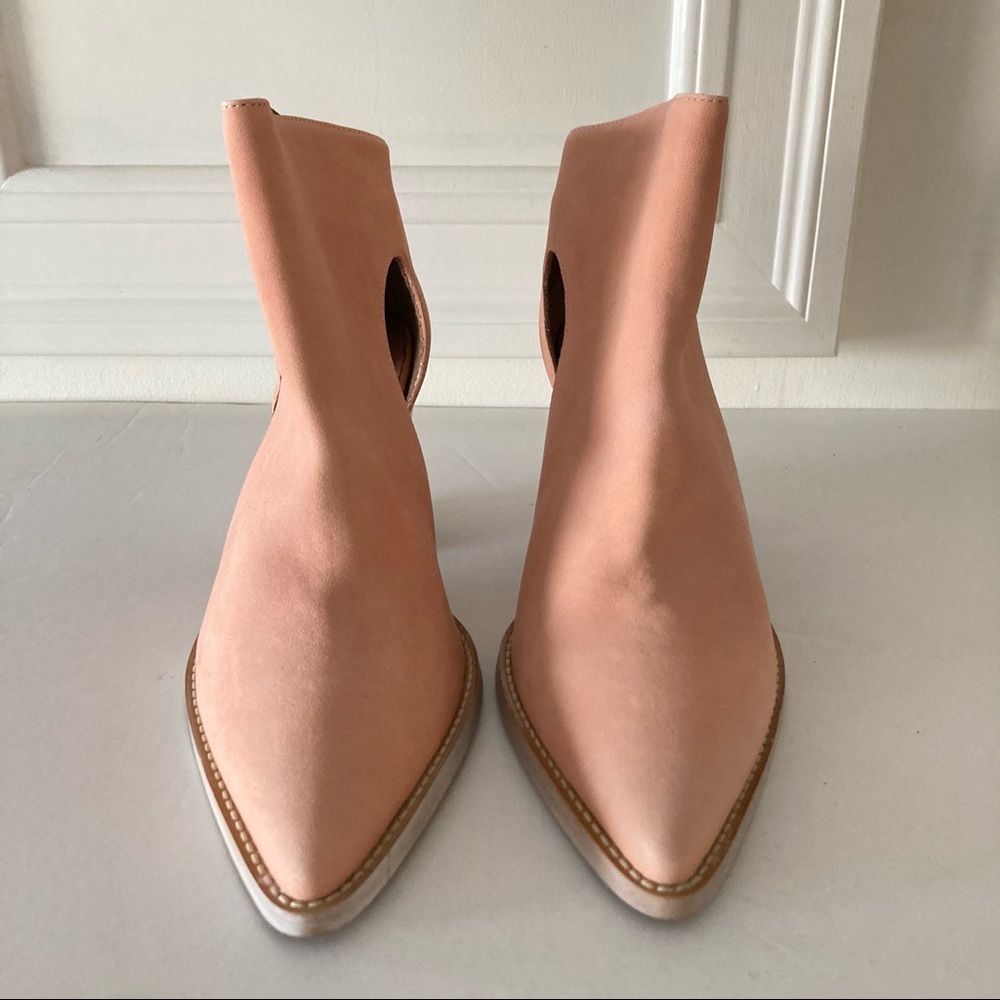NWOT Free People Wilder Coral Sands Pointed Toe Ankle Boots/Booties Sz 41/11 - Picture 4 of 8